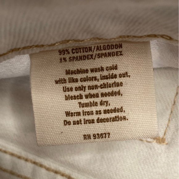 Decree white denim shorts size 3 women Summer spring/summer - Picture 5 of 6